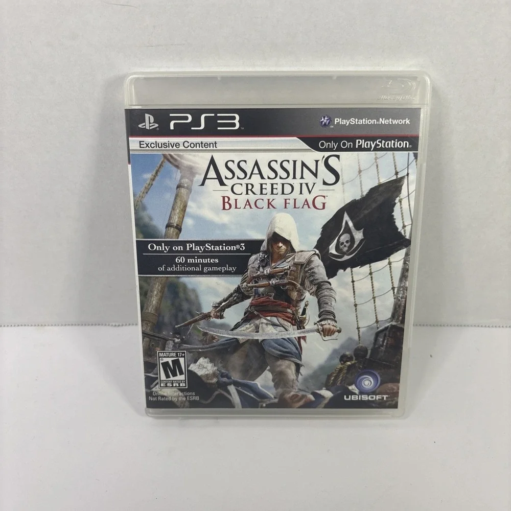 Assassin's Creed IV Black Flag PS3 Sony PlayStation 3 Complete CIB Tested